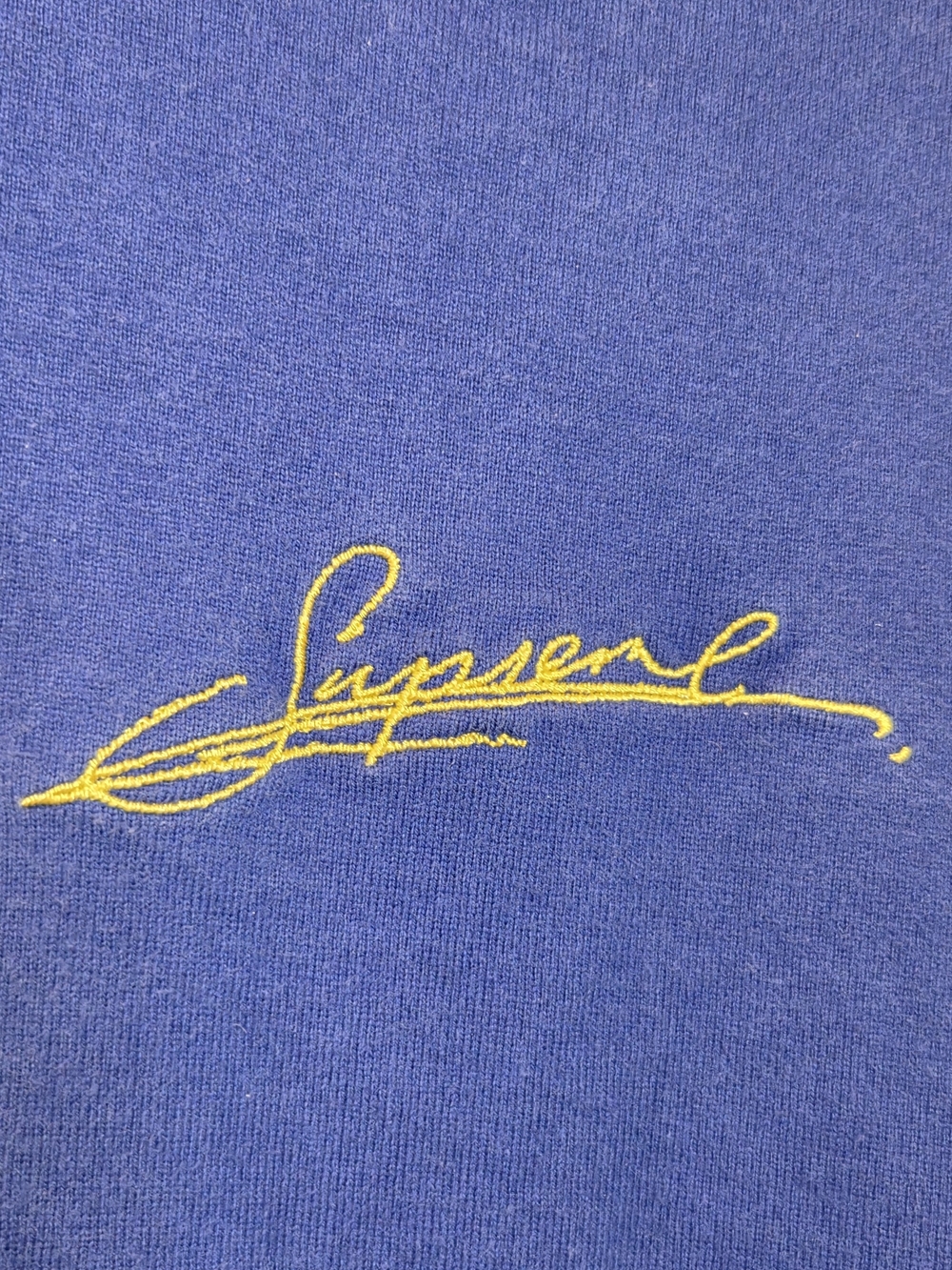 Supreme Shirt SS 2020 Cursive Script Embroidered Size Small